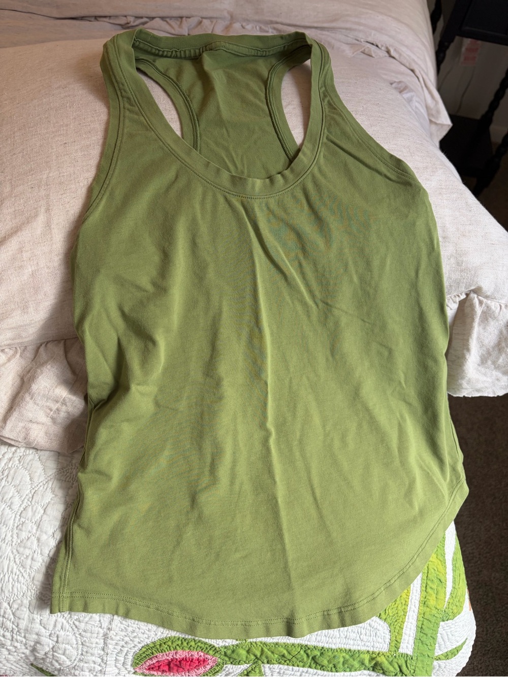 lululemon athletica Olive Green Racerback Tank